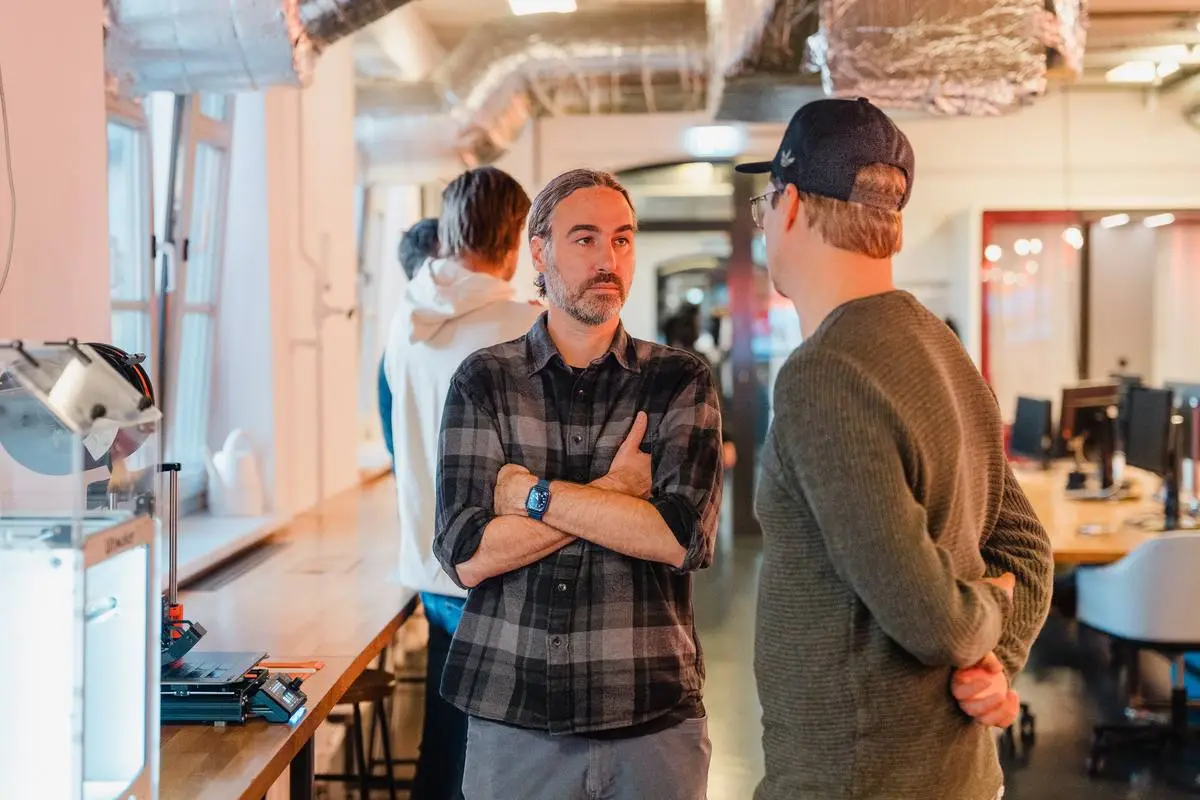 Externe Gründer*innen im Gespräch am Startup Incubator Berlin